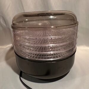 Vintage Ronco Food Dehydrator, Jerky Maker 4 Trays